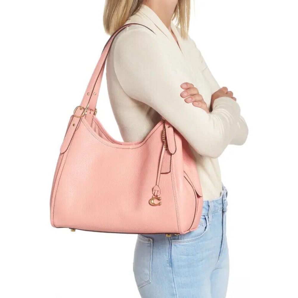 Coach Pink Lori Leather Shoulder Bag